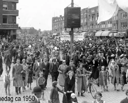 Koninginnedag ca 1950 Koninginnedag ca 1950