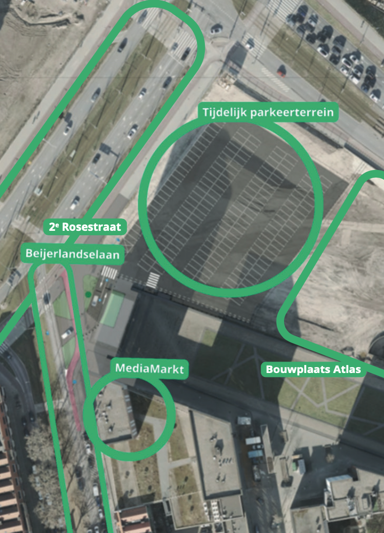 Tijdelijke afsluiting parkeergarage